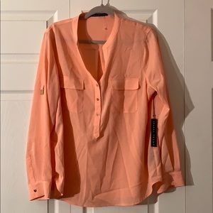 Peach Ivanka Trump Blouse